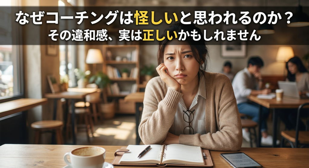 なぜコーチングは怪しいと思われるのか？その違和感、実は正しいかもしれません 