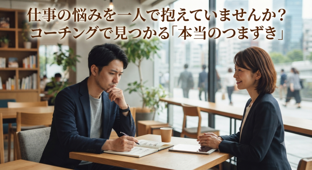 仕事の悩みを一人で抱えていませんか？コーチングで見つかる「本当のつまずき」