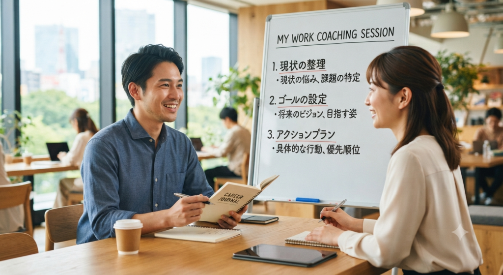 仕事の悩みを相談できない男性が、コーチングで最初に整理すべき3つのこと