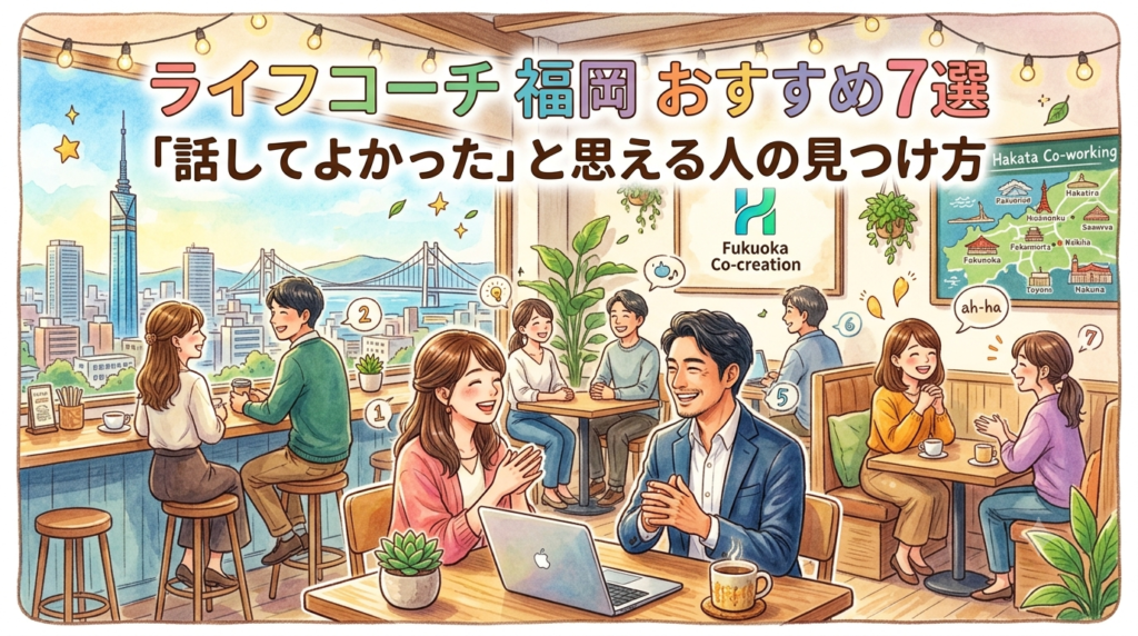 ライフコーチ 福岡 おすすめ7選｜「話してよかった」と思える人の見つけ方