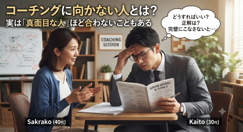 コーチングに向かない人とは？実は「真面目な人」ほど合わないこともある 