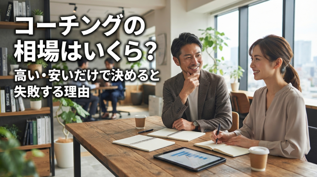 コーチングの相場はいくら？高い・安いだけで決めると失敗する理由