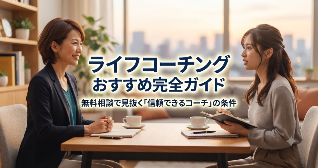 ライフコーチングおすすめ完全ガイド｜無料相談で見抜く「信頼できるコーチ」の条件