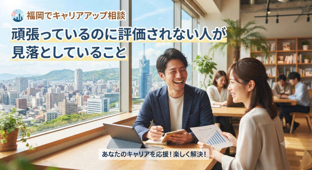 福岡でキャリアアップ相談｜仕事ができるのに出世しない人に共通する意外な落とし穴