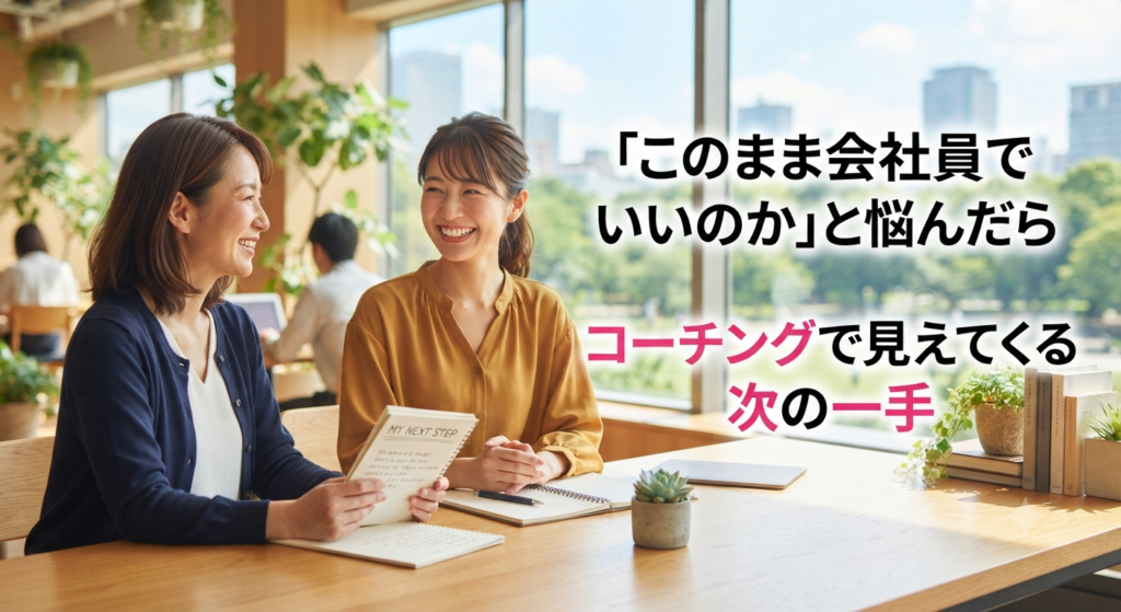 「このまま会社員でいいのか」と悩んだら｜コーチングで見えてくる次の一手