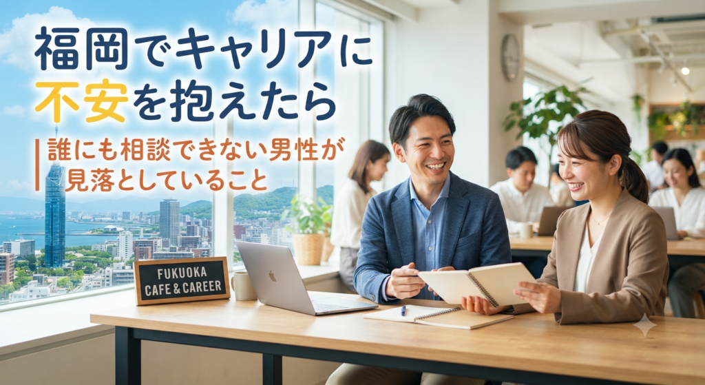 福岡でキャリアに不安を抱えたら｜誰にも相談できない男性が見落としていること