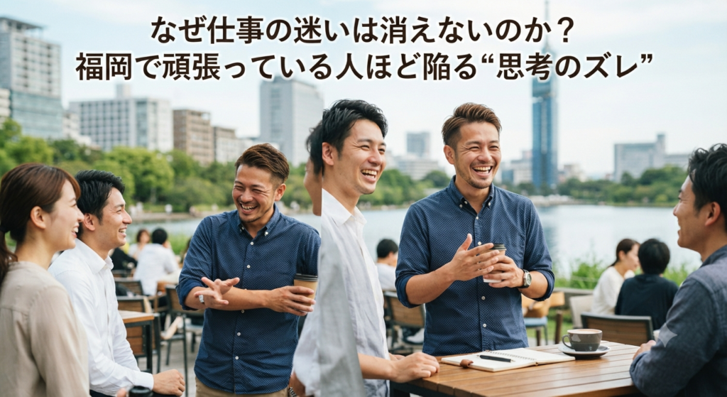 なぜ仕事の迷いは消えないのか？福岡で頑張っている人ほど陥る“思考のズレ”