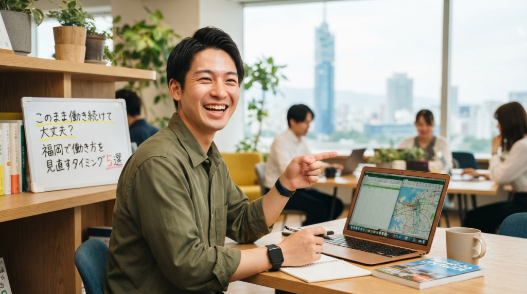 「このまま働き続けて大丈夫？」福岡で働き方を見直すタイミング5選 